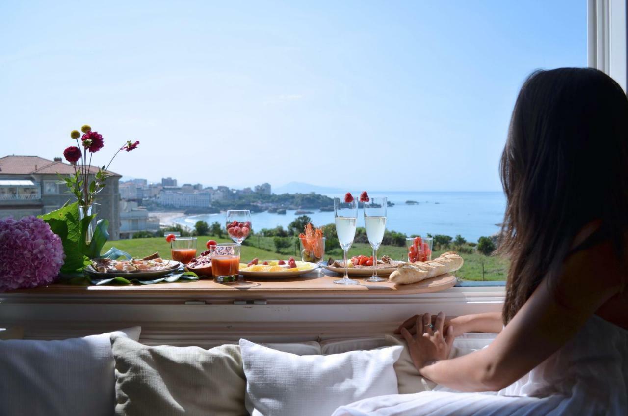 Le Sunset, Appartement Exceptionnel Ocean View - Phare - Au Calme Biarriz Exterior foto
